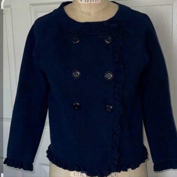 J. Crew  Navy Pea Coat - Picture 1 of 12